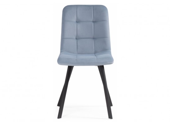 Стул на металлокаркасе Bruk light blue / black в Каменске-Уральском