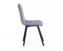 Стул на металлокаркасе Bruk light blue / black в Каменске-Уральском