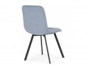 Стул на металлокаркасе Bruk light blue / black в Каменске-Уральском