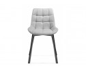 Стул на металлокаркасе Челси черный / светло-серый в Каменске-Уральском