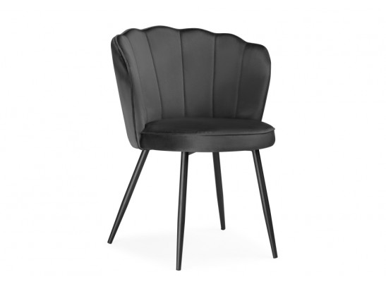 Стул на металлокаркасе Coral grey / black в Каменске-Уральском