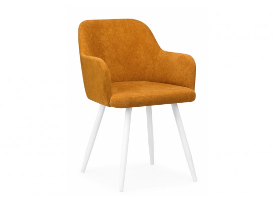 Стул на металлокаркасе Инфини терракота (ocean 015) / белый в Каменске-Уральском