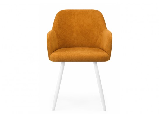 Стул на металлокаркасе Инфини терракота (ocean 015) / белый в Каменске-Уральском