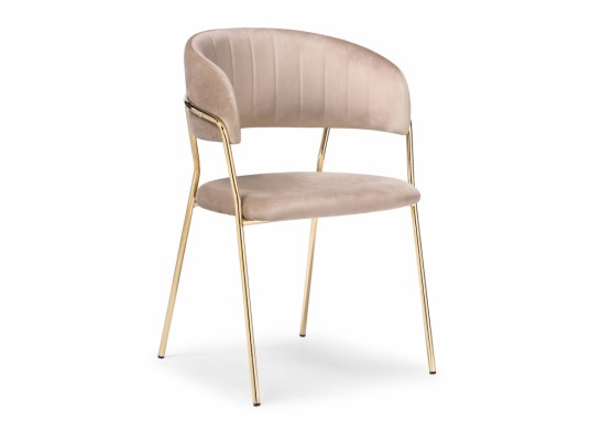 Стул на металлокаркасе Kamelia cappuccino / gold в Каменске-Уральском