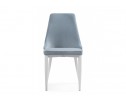 Стул на металлокаркасе Kora 1 light blue / white в Каменске-Уральском