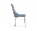 Стул на металлокаркасе Kora 1 light blue / white в Каменске-Уральском