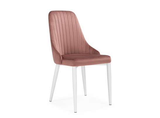 Стул на металлокаркасе Kora dark pink / white в Каменске-Уральском