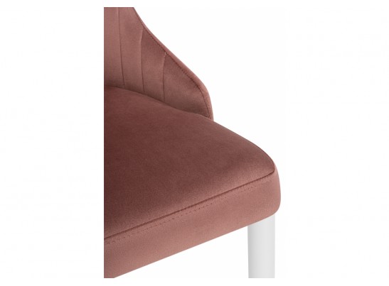 Стул на металлокаркасе Kora dark pink / white в Каменске-Уральском