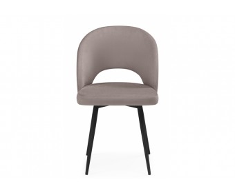 Стул на металлокаркасе Курбис латте (zd 290) / черный