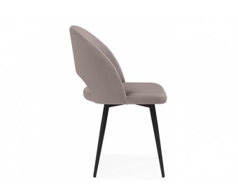 Стул на металлокаркасе Курбис латте (zd 290) / черный