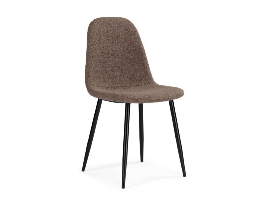 Стул на металлокаркасе Lilu dark brown / black в Каменске-Уральском