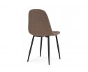 Стул на металлокаркасе Lilu dark brown / black в Каменске-Уральском