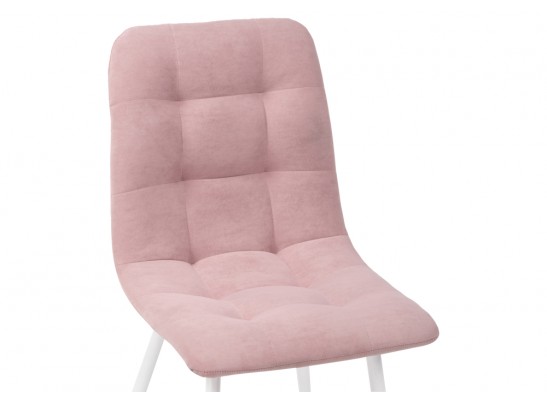 Стул на металлокаркасе Нора пыльно-розовый / белый в Каменске-Уральском