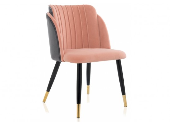 Стул на металлокаркасе Orly pink / grey в Каменске-Уральском