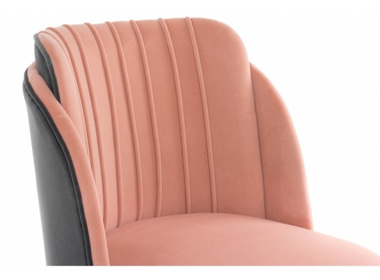 Стул на металлокаркасе Orly pink / grey в Каменске-Уральском