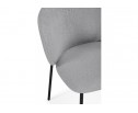 Стул на металлокаркасе Рикко серый (81 cloud) / черный в Каменске-Уральском
