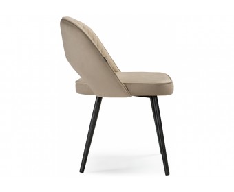 Стул на металлокаркасе Сандвикен velutto 05 / черный