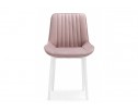 Стул на металлокаркасе Седа розовый / белый в Каменске-Уральском