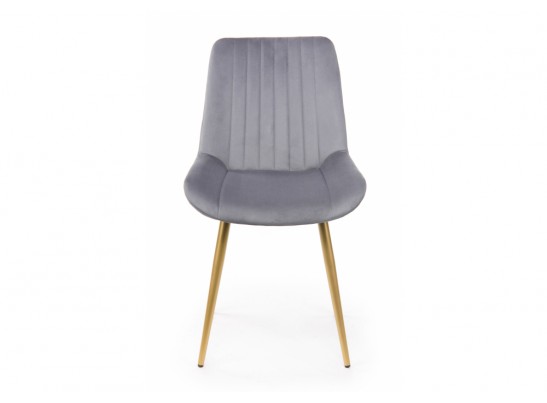 Стул на металлокаркасе Седа темно-серый (zd 995) / золотой в Каменске-Уральском