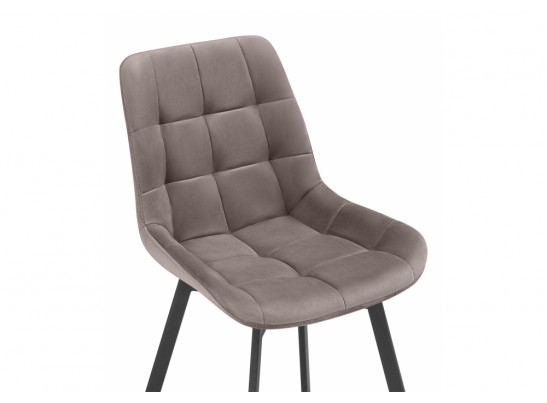 Стул на металлокаркасе Стронг вращающийся латте велютто 08 / черный каркас в Каменске-Уральском