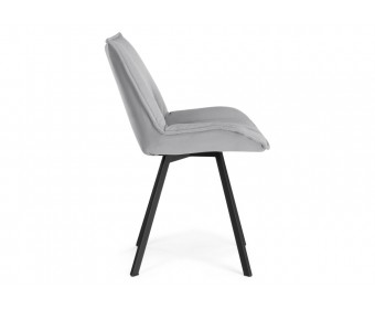 Стул на металлокаркасе Тува серый / черный