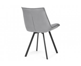 Стул на металлокаркасе Тува серый / черный