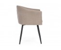 Стул на металлокаркасе Валета капучино / черный каркас в Каменске-Уральском