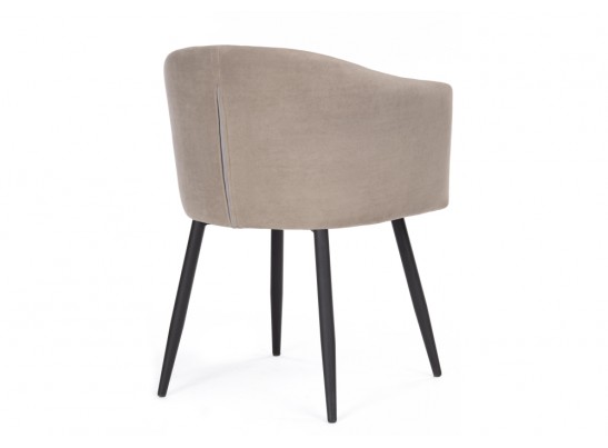 Стул на металлокаркасе Валета капучино / черный каркас в Каменске-Уральском