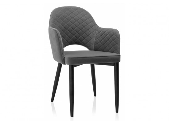 Стул на металлокаркасе Vener dark gray в Каменске-Уральском