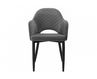 Стул на металлокаркасе Vener dark gray