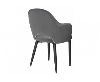 Стул на металлокаркасе Vener dark gray