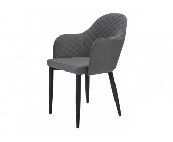 Стул на металлокаркасе Vener dark gray