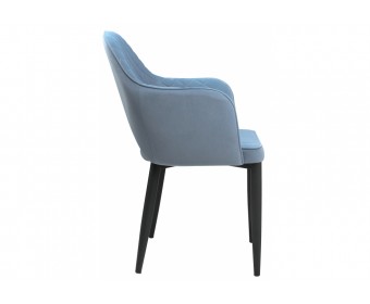 Стул на металлокаркасе Vener light blue