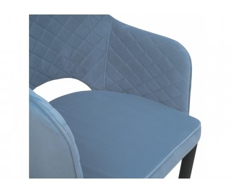 Стул на металлокаркасе Vener light blue