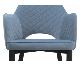 Стул на металлокаркасе Vener light blue
