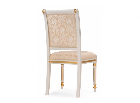 Стул Рембрандт молочный / золото патина в Каменске-Уральском