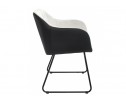 Стул Stef light grey / black в Каменске-Уральском