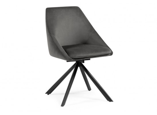 Стул на металлокаркасе Окленд крутящийся серый / черный в Каменске-Уральском