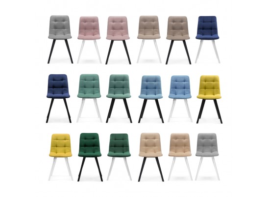 Стул на металлокаркасе Чилли латте / черный в Каменске-Уральском