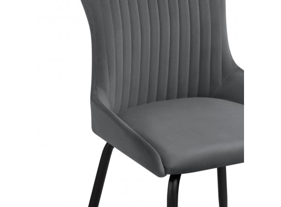 Стул на металлокаркасе Lado gray / black в Каменске-Уральском
