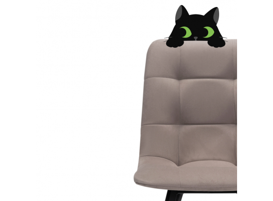 Стул на металлокаркасе Чилли латте / черный в Каменске-Уральском