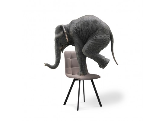 Стул на металлокаркасе Чилли латте / черный в Каменске-Уральском