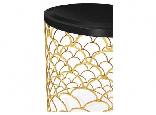 Журнальный столик SHT-CT24-1 золото / черный муар в Каменске-Уральском