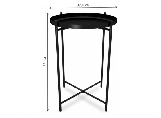 Журнальный столик SHT-CT8 черный муар в Каменске-Уральском