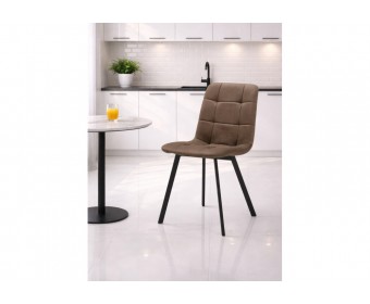 Стул на металлокаркасе Чилли коричневый / черный