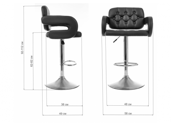 Барный стул Shiny фиолетовый в Каменске-Уральском