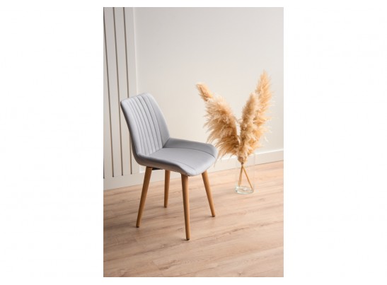 Деревянный стул Седа 360 светло-серый (zd 960) / светлое дерево в Каменске-Уральском