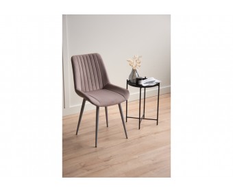 Стул на металлокаркасе Седа латте (zd 290) / серый