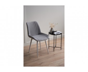 Стул на металлокаркасе Седа светло-серый (zd 960) / белый