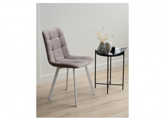 Стул на металлокаркасе Чилли латте / белый в Каменске-Уральском